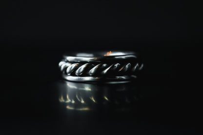 SUS316L   Laurel Orizin Ring-Mirror Polish
