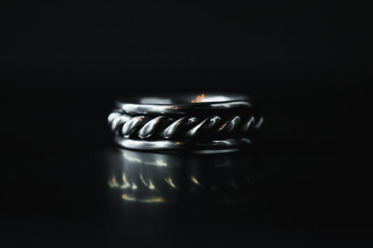 SUS316L   Laurel Orizin Ring-Mirror Polish