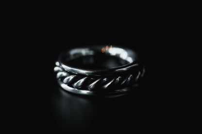 SUS316L   Laurel Orizin Ring-Mirror Polish