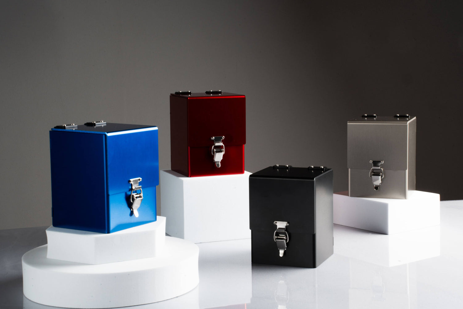 A5052 アルミ デッキケース (ブルー)