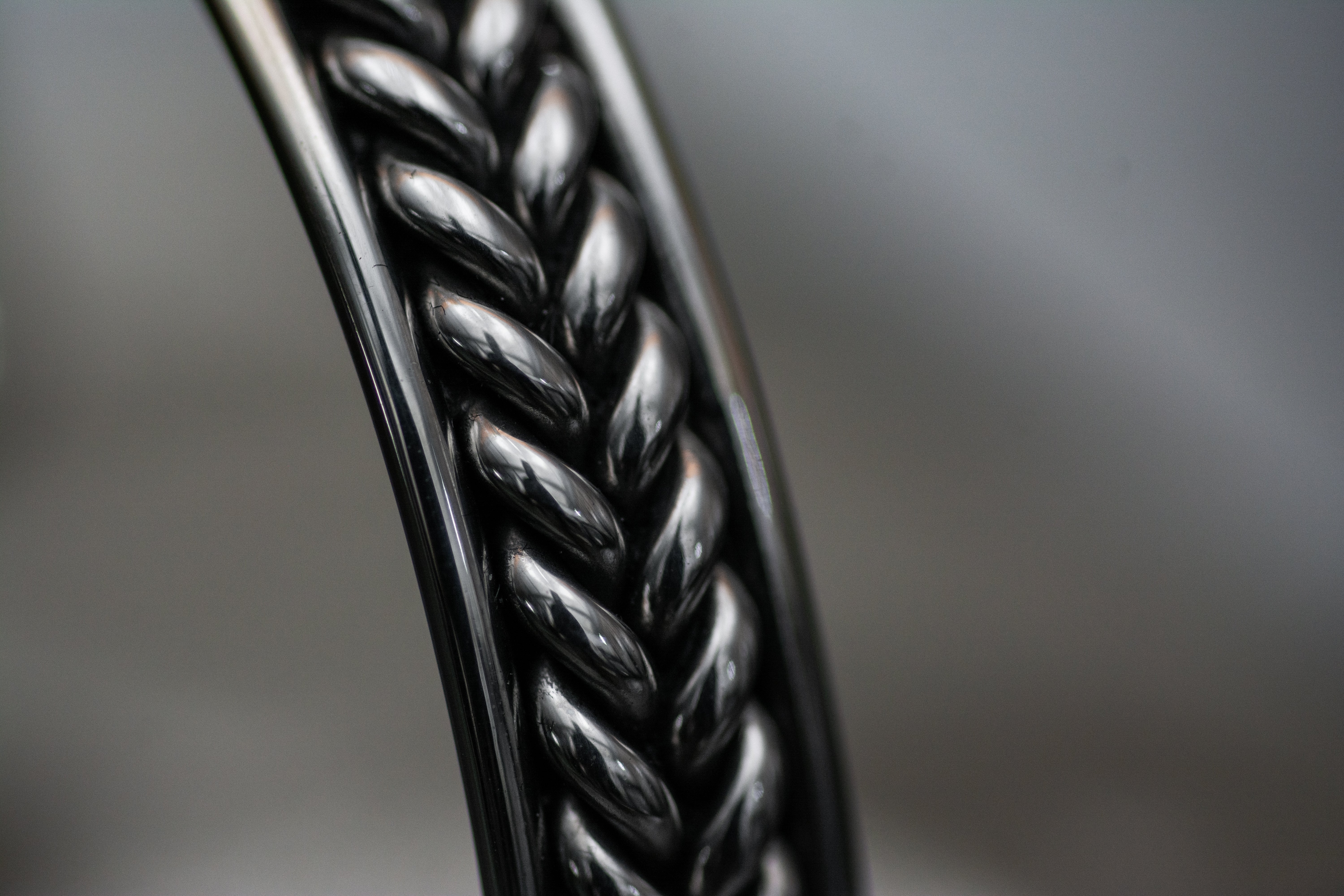 金属アレルギー配慮】SUS316L サージカルステンレス バングル（鏡面-2